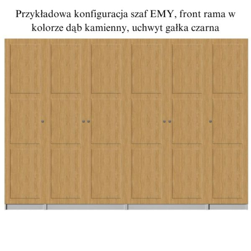 EMY front szafy 1d/45x210 RAMA dąb kamienny | Mebelbos — zdjęcie 2