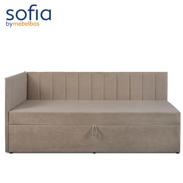Tapczan CROPP Uttario Velvet 2976 beż | Mebelbos