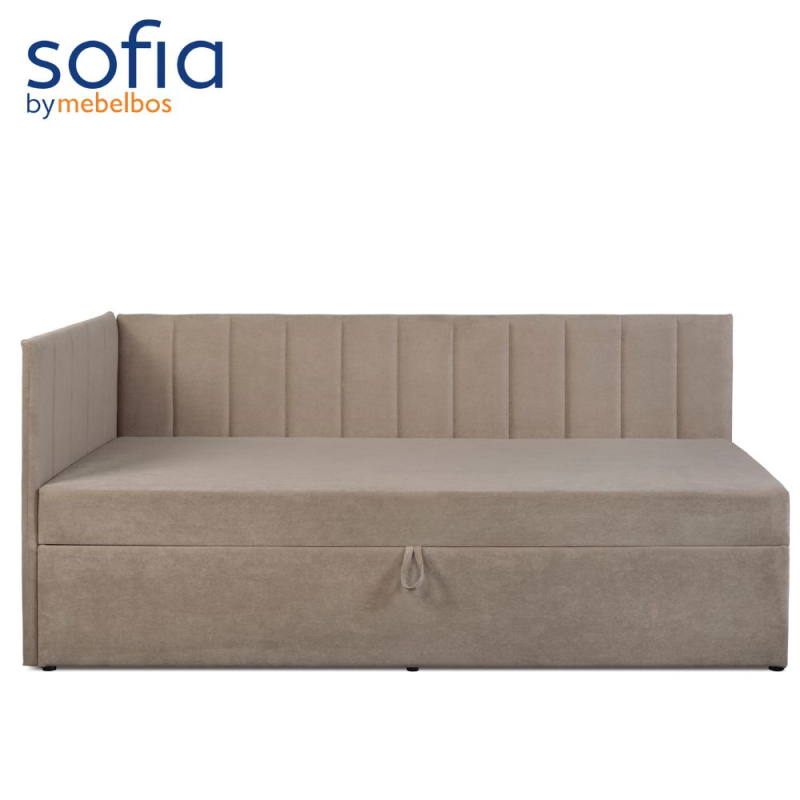 Tapczan CROPP Uttario Velvet 2976 beż | Mebelbos