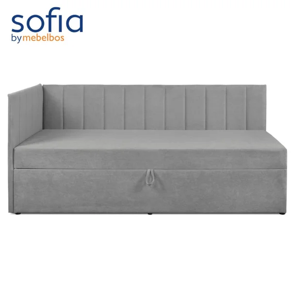Tapczan CROPP Uttario Velvet 2972 szary | Mebelbos