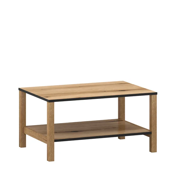 Ława BELLANO 80 [T2] dąb evok / czarny | Mebelbos