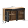 Komoda BELLANO 3d [G] dąb evok / czarny | Mebelbos — zdjęcie 2
