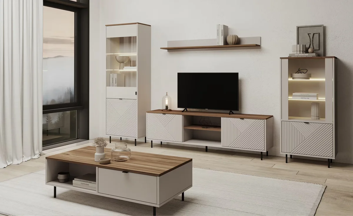 Półka EVO 150 [EO10] kaszmir / dąb castello | Mebelbos — zdjęcie 2