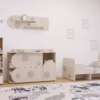 Komoda PING 1d2s z oświetleniem kaszmir | Mebelbos — zdjęcie 2