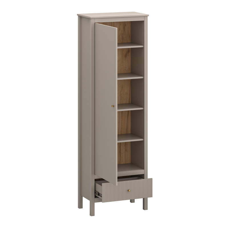 Regał KLEO 1d1s [R] taupe | Mebelbos — zdjęcie 5