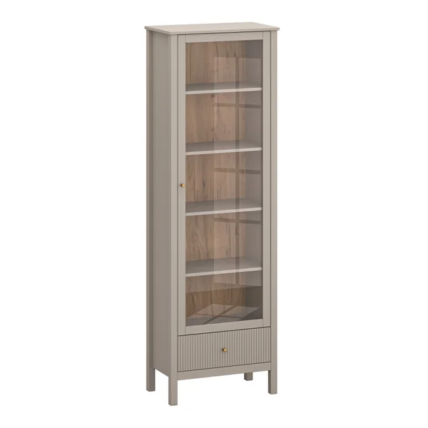 Witryna KLEO 1w1s [A] taupe | Mebelbos