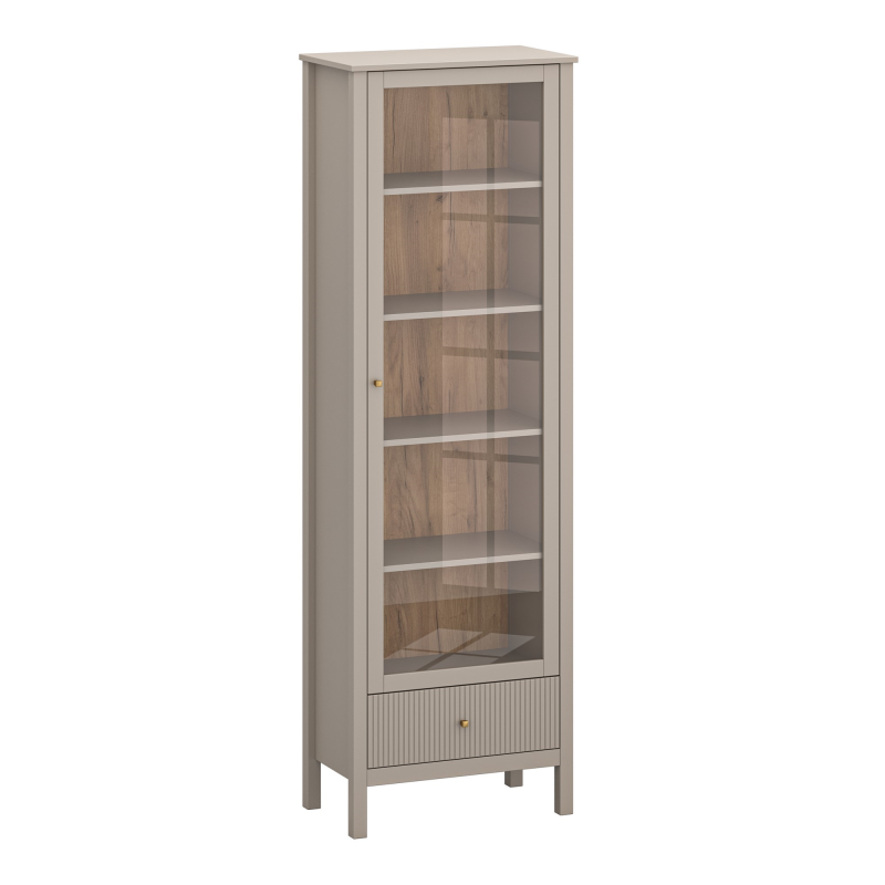 Witryna KLEO 1w1s [A] taupe | Mebelbos