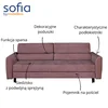 Sofa BOLONIA 3DL Vogue3 Antelope | Mebelbos — zdjęcie 8 Sofa BOLONIA 3DL Vogue3 Antelope | Mebelbos — zdjęcie 8
