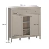 Komoda KLEO 2d1w3s [G] taupe | Mebelbos — zdjęcie 2