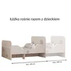 Łóżko PING rozsuwne ze stelażem 80 x 100-160 kaszmir | Mebelbos — zdjęcie 5