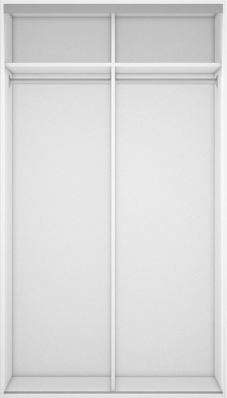 Korpus szafy 125x210 biały | Mebelbos