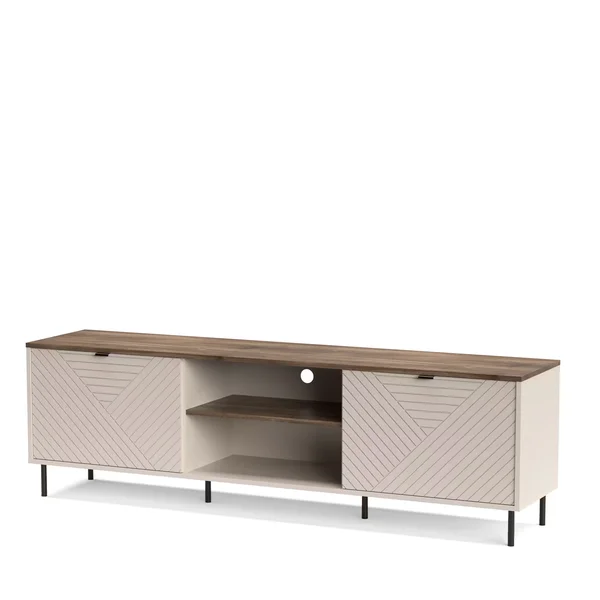 Szafka EVO RTV 2d/180 [EO3] kaszmir / dąb castello | Mebelbos