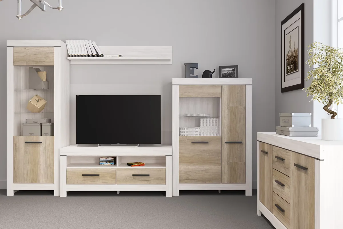 Witryna BELEN 1w sosna canyon / dąb karabela | Mebelbos — zdjęcie 2