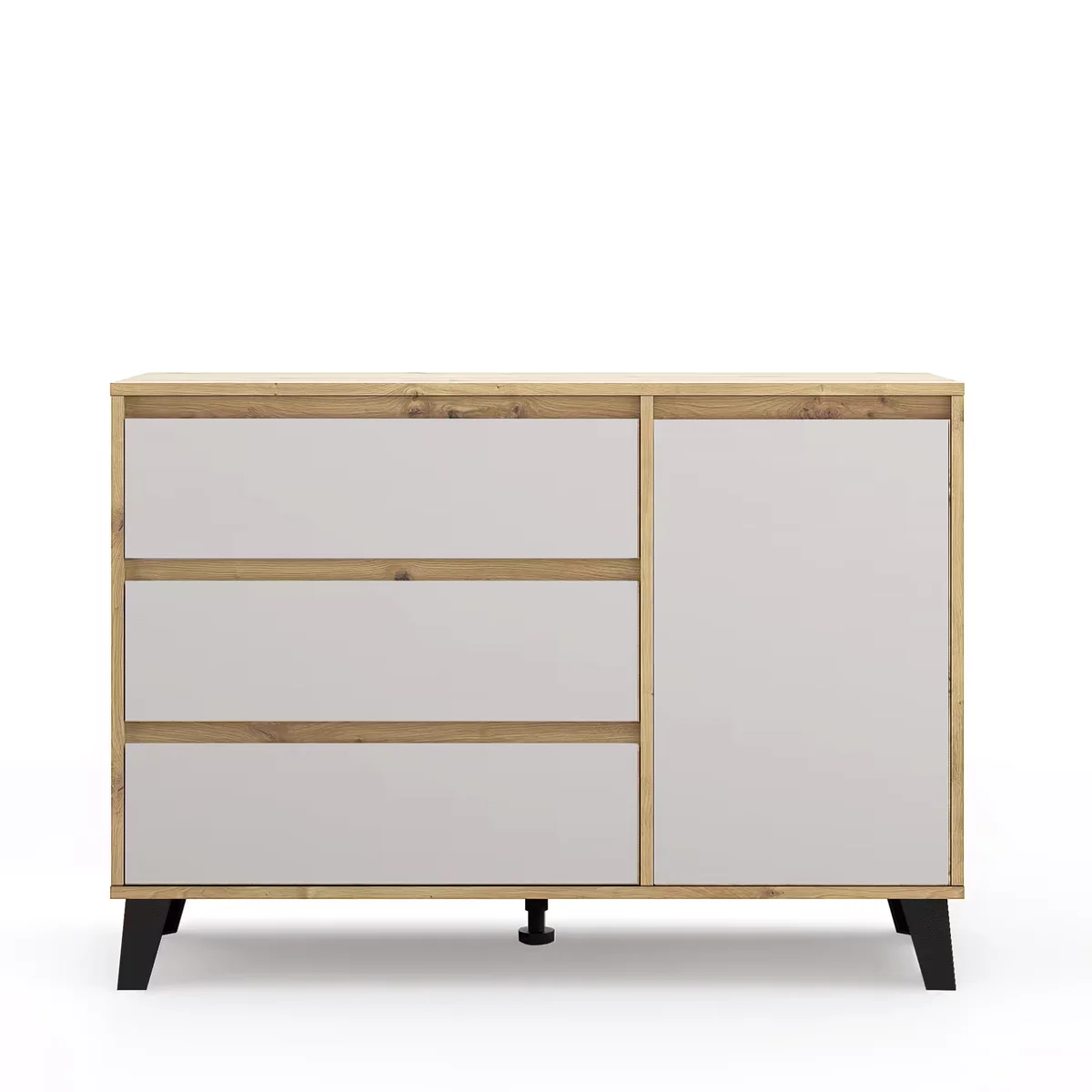 Komoda BORG 1d3s dąb artisan / kaszmir | Mebelbos Komoda BORG 1d3s dąb artisan / kaszmir | Mebelbos