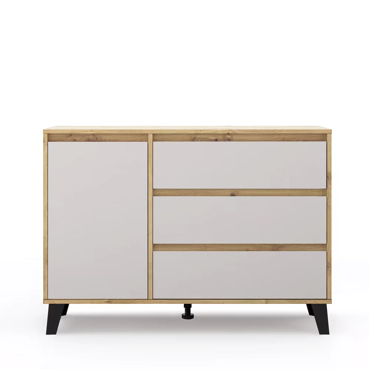 Komoda BORG 1d3s dąb artisan / kaszmir | Mebelbos — zdjęcie 2 Komoda BORG 1d3s dąb artisan / kaszmir | Mebelbos — zdjęcie 2