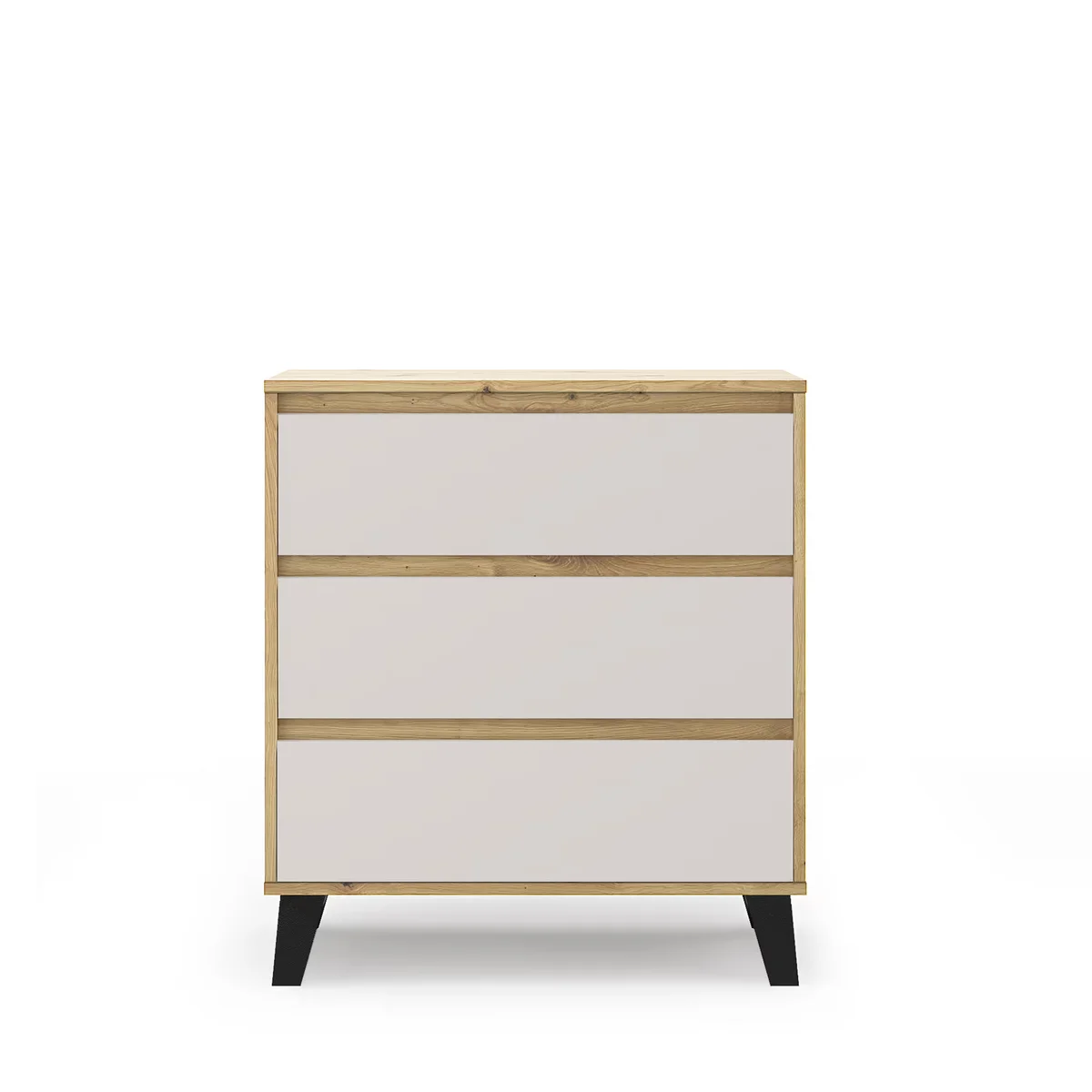Komoda BORG 3s/70 dąb artisan / kaszmir | Mebelbos Komoda BORG 3s/70 dąb artisan / kaszmir | Mebelbos