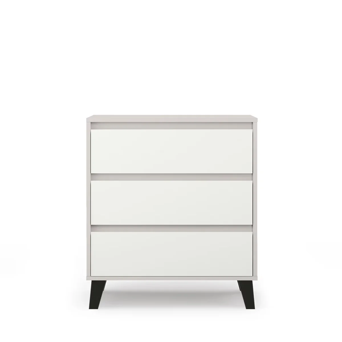 Komoda BORG 3s/70 kaszmir / biały | Mebelbos Komoda BORG 3s/70 kaszmir / biały | Mebelbos