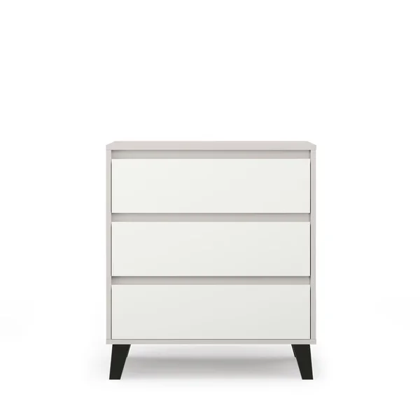 Komoda BORG 3s/70 kaszmir / biały | Mebelbos Komoda BORG 3s/70 kaszmir / biały | Mebelbos