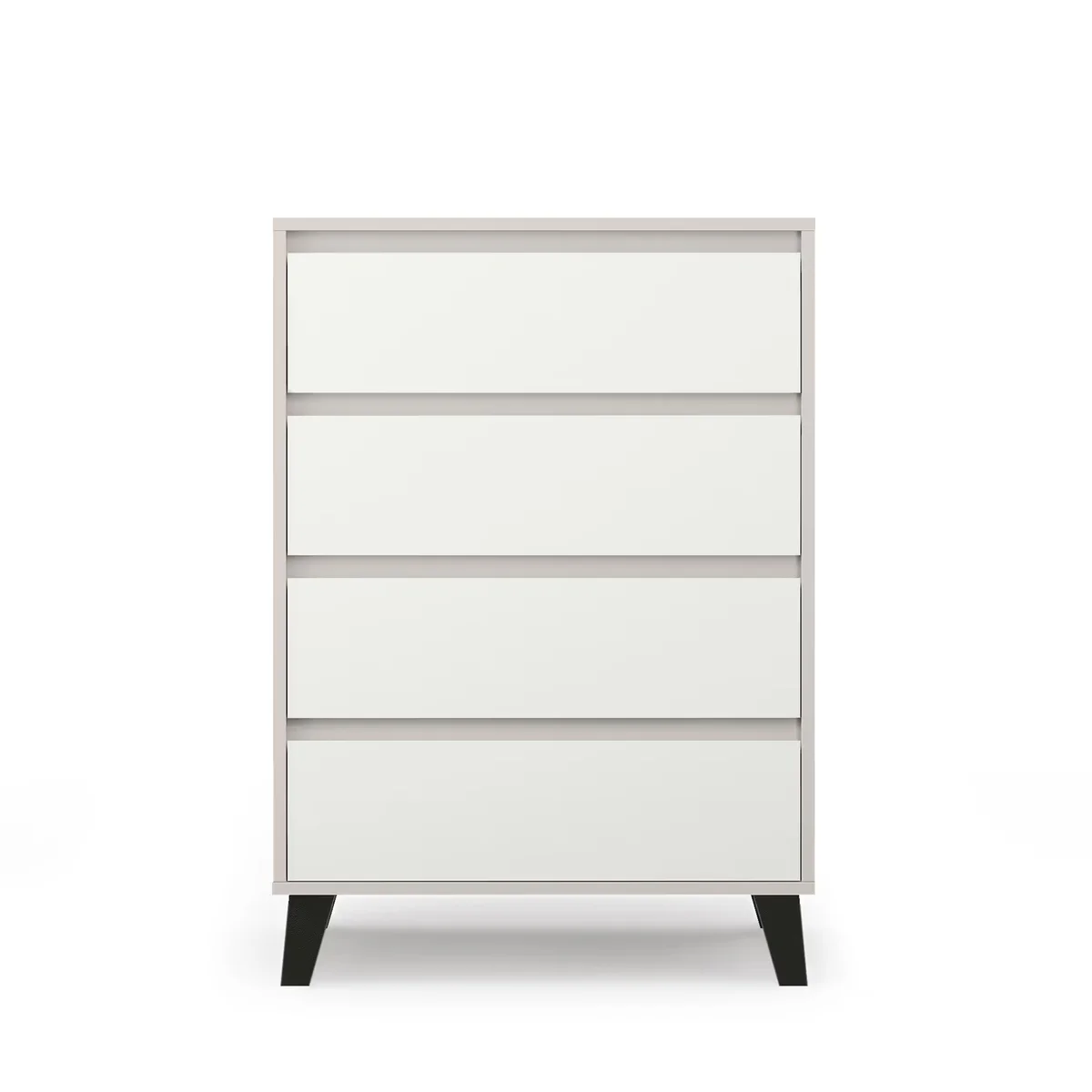 Komoda BORG 4s/70 kaszmir / biały | Mebelbos Komoda BORG 4s/70 kaszmir / biały | Mebelbos