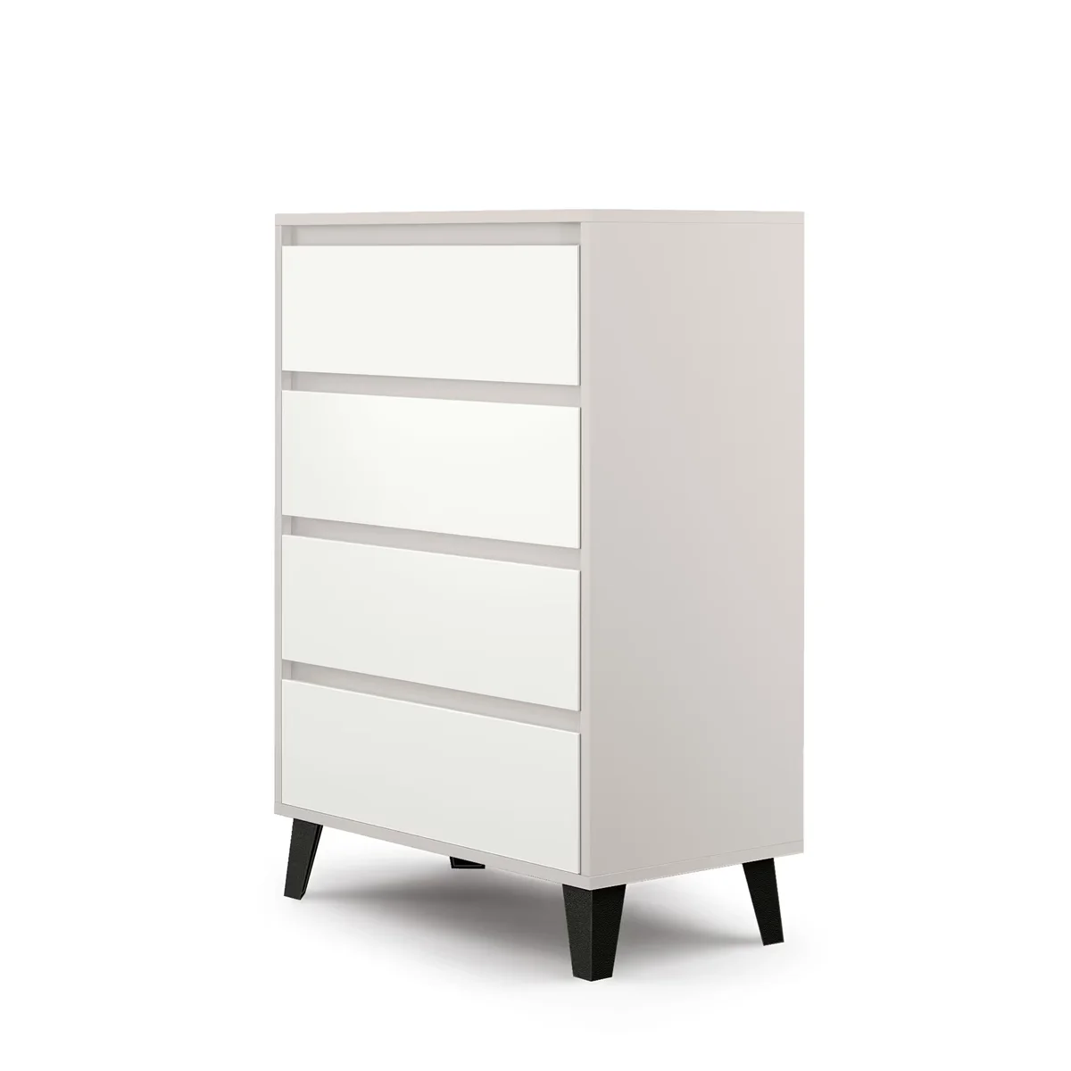 Komoda BORG 4s/70 kaszmir / biały | Mebelbos — zdjęcie 2 Komoda BORG 4s/70 kaszmir / biały | Mebelbos — zdjęcie 2