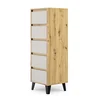 Komoda BORG 5s/40 dąb artisan / kaszmir | Mebelbos — zdjęcie 2