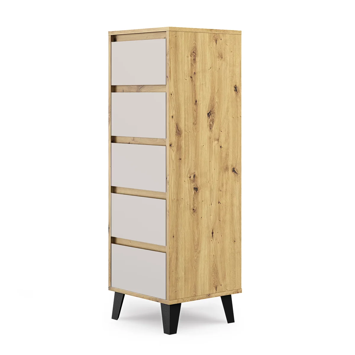 Komoda BORG 5s/40 dąb artisan / kaszmir | Mebelbos — zdjęcie 2