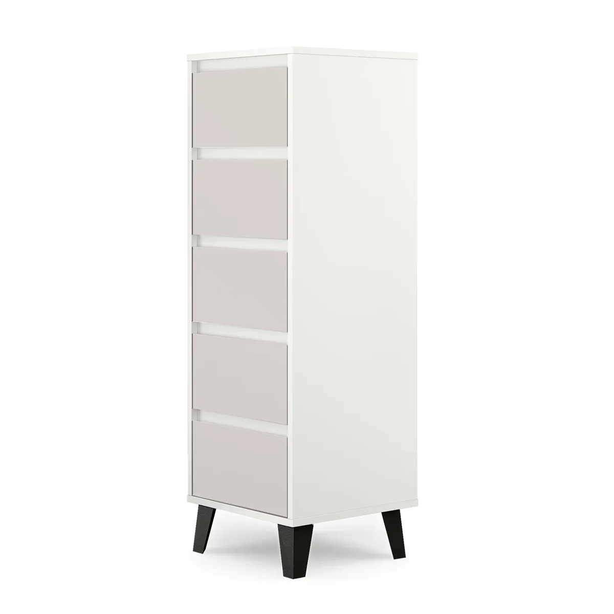 Komoda BORG 5s/40 biały / kaszmir | Mebelbos — zdjęcie 2