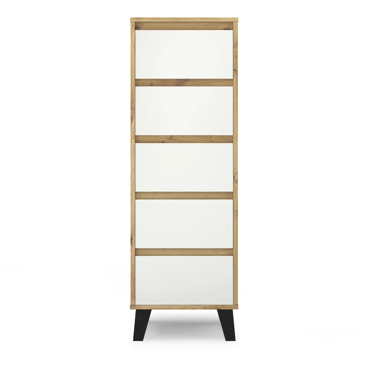 Komoda BORG 5s/40 dąb artisan / biały | Mebelbos Komoda BORG 5s/40 dąb artisan / biały | Mebelbos