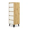 Komoda BORG 5s/40 dąb artisan / biały | Mebelbos — zdjęcie 2 Komoda BORG 5s/40 dąb artisan / biały | Mebelbos — zdjęcie 2