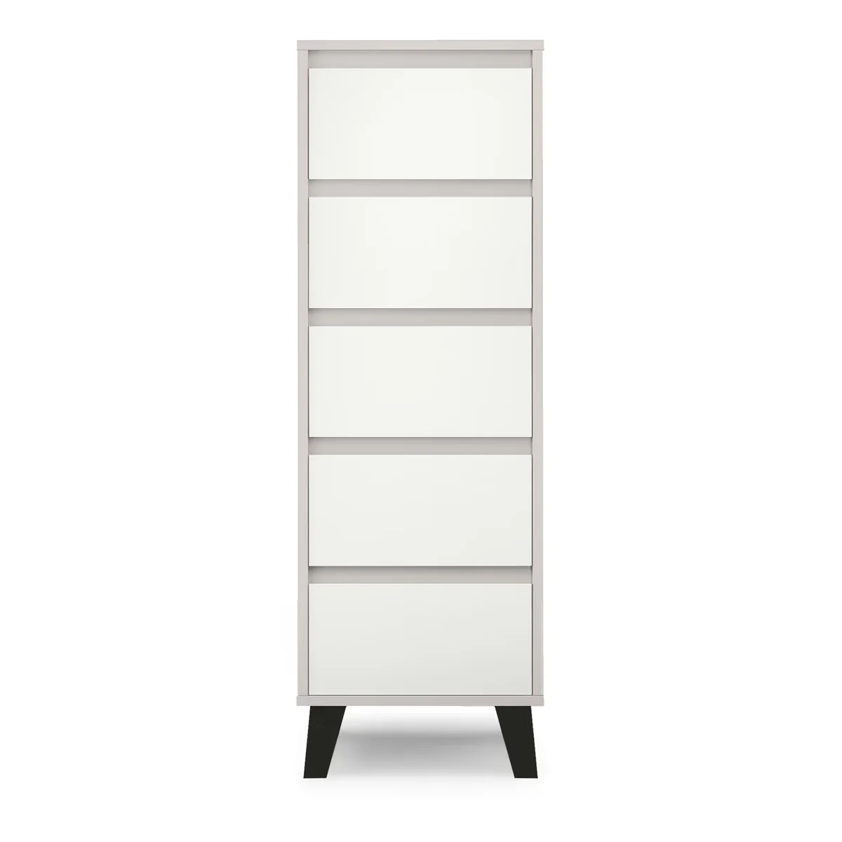 Komoda BORG 5s/40 kaszmir / biały | Mebelbos