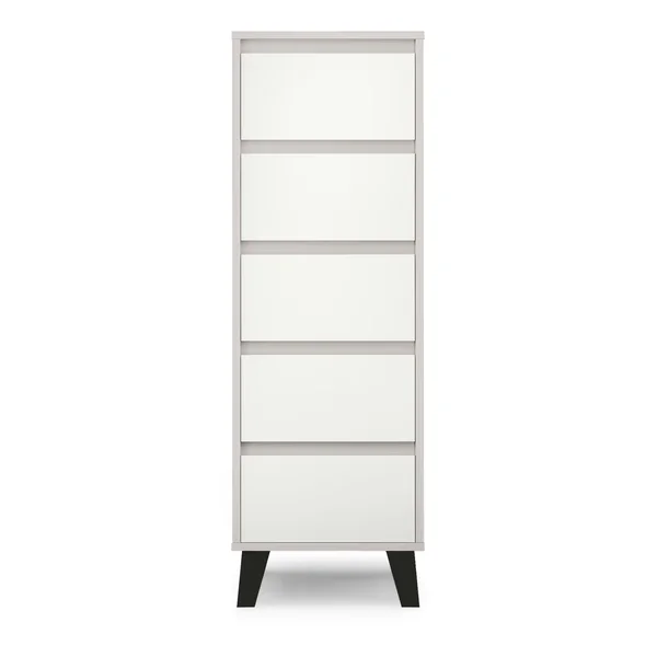 Komoda BORG 5s/40 kaszmir / biały | Mebelbos