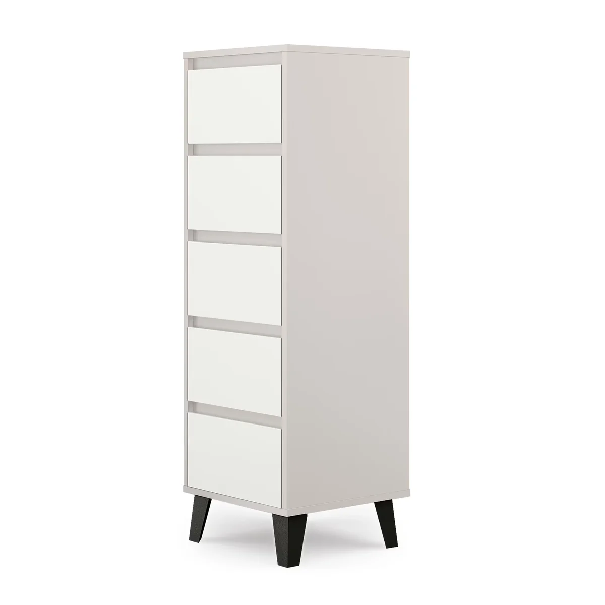 Komoda BORG 5s/40 kaszmir / biały | Mebelbos — zdjęcie 2