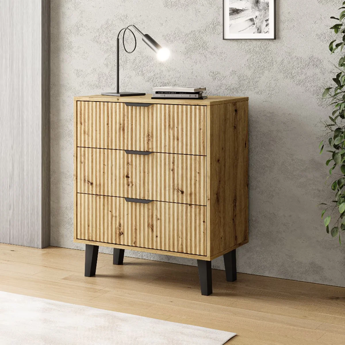 Komoda BORG DUO 3s dąb artisan | Mebelbos — zdjęcie 3