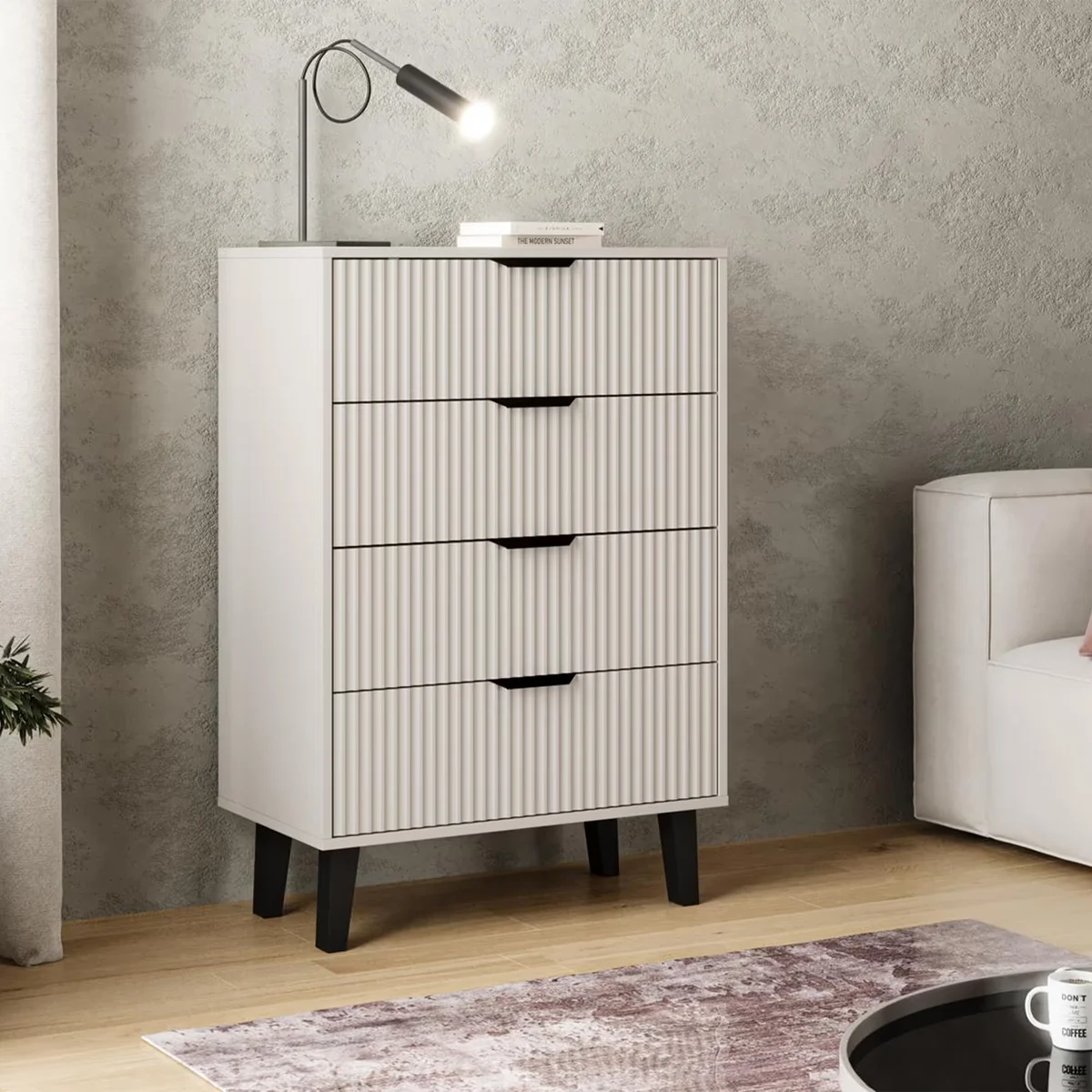 Komoda BORG DUO 4s kaszmir | Mebelbos — zdjęcie 4