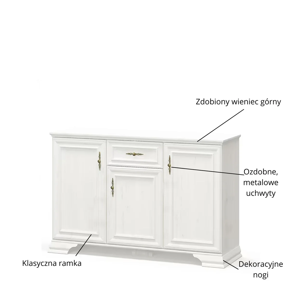 Komoda IRYS 3d1s sosna anderson | Mebelbos — zdjęcie 6
