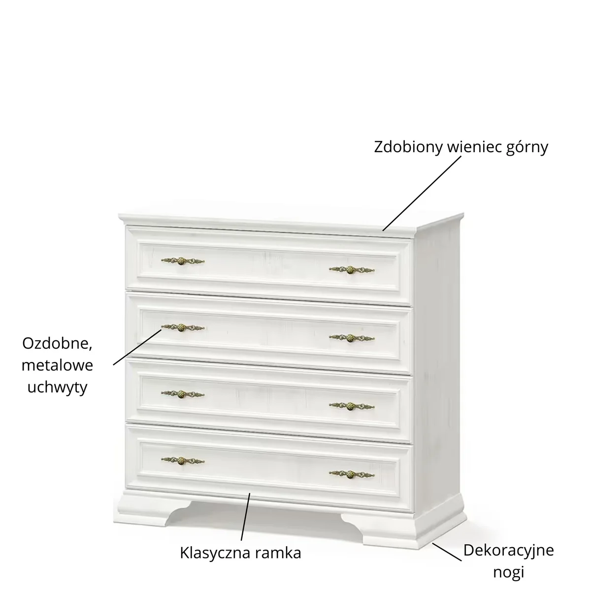 Komoda IRYS 4s sosna anderson | Mebelbos — zdjęcie 6