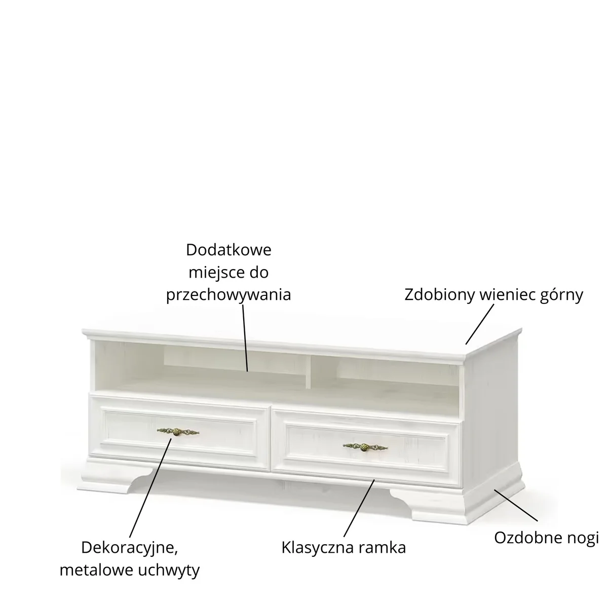 Szafka IRYS RTV 2s sosna anderson | Mebelbos — zdjęcie 7