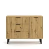 Komoda BORG DUO 1d3s dąb artisan | Mebelbos