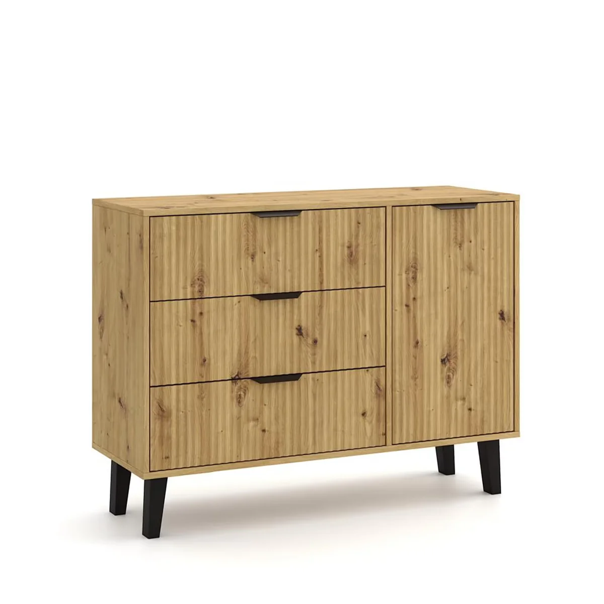 Komoda BORG DUO 1d3s dąb artisan | Mebelbos — zdjęcie 2