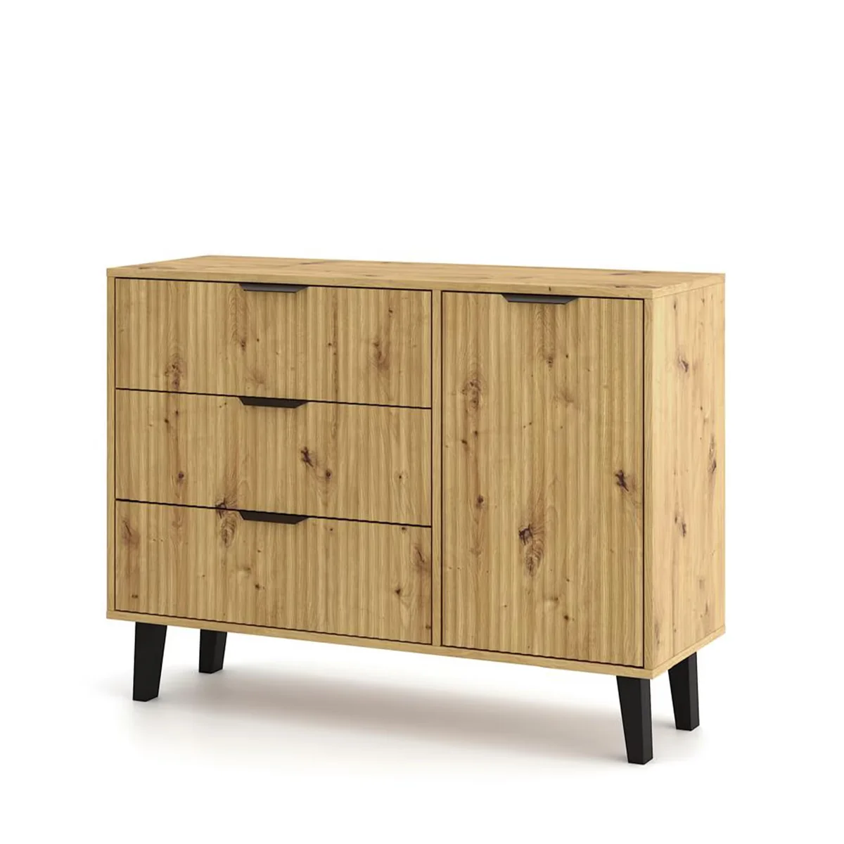 Komoda BORG DUO 1d3s dąb artisan | Mebelbos — zdjęcie 3