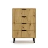 Komoda BORG DUO 4s dąb artisan | Mebelbos