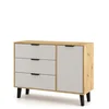 Komoda BORG DUO 1d3s dąb artisan / kaszmir | Mebelbos — zdjęcie 4