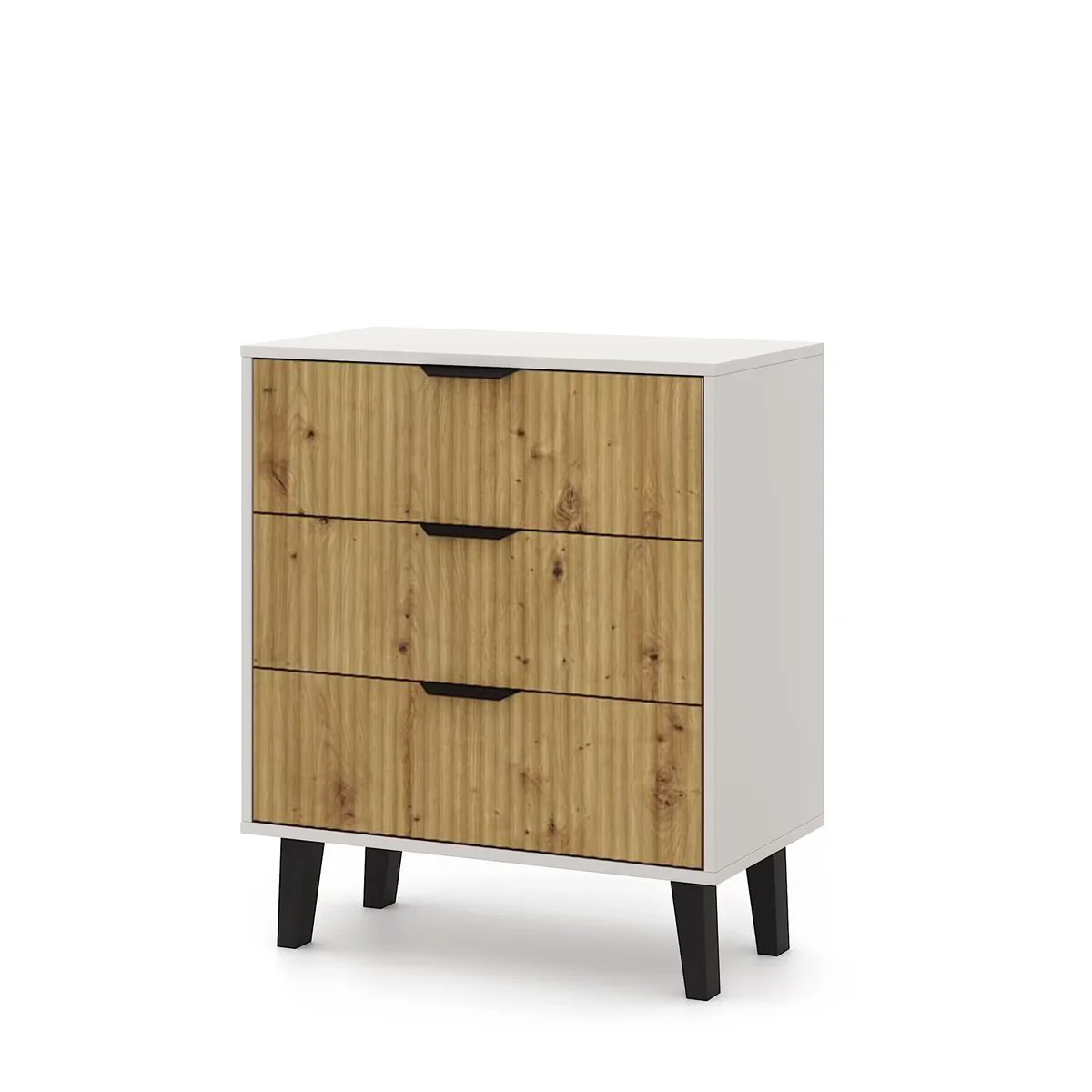 Komoda BORG DUO 3s kaszmir / dąb artisan | Mebelbos — zdjęcie 4