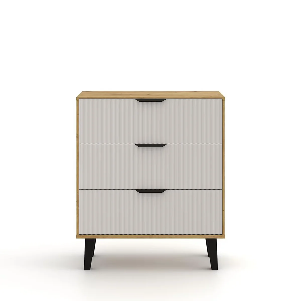 Komoda BORG DUO 3s dąb artisan / kaszmir | Mebelbos