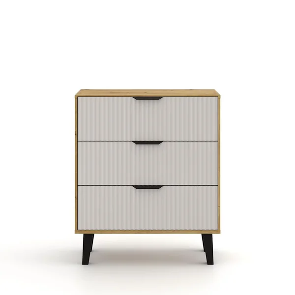 Komoda BORG DUO 3s dąb artisan / kaszmir | Mebelbos