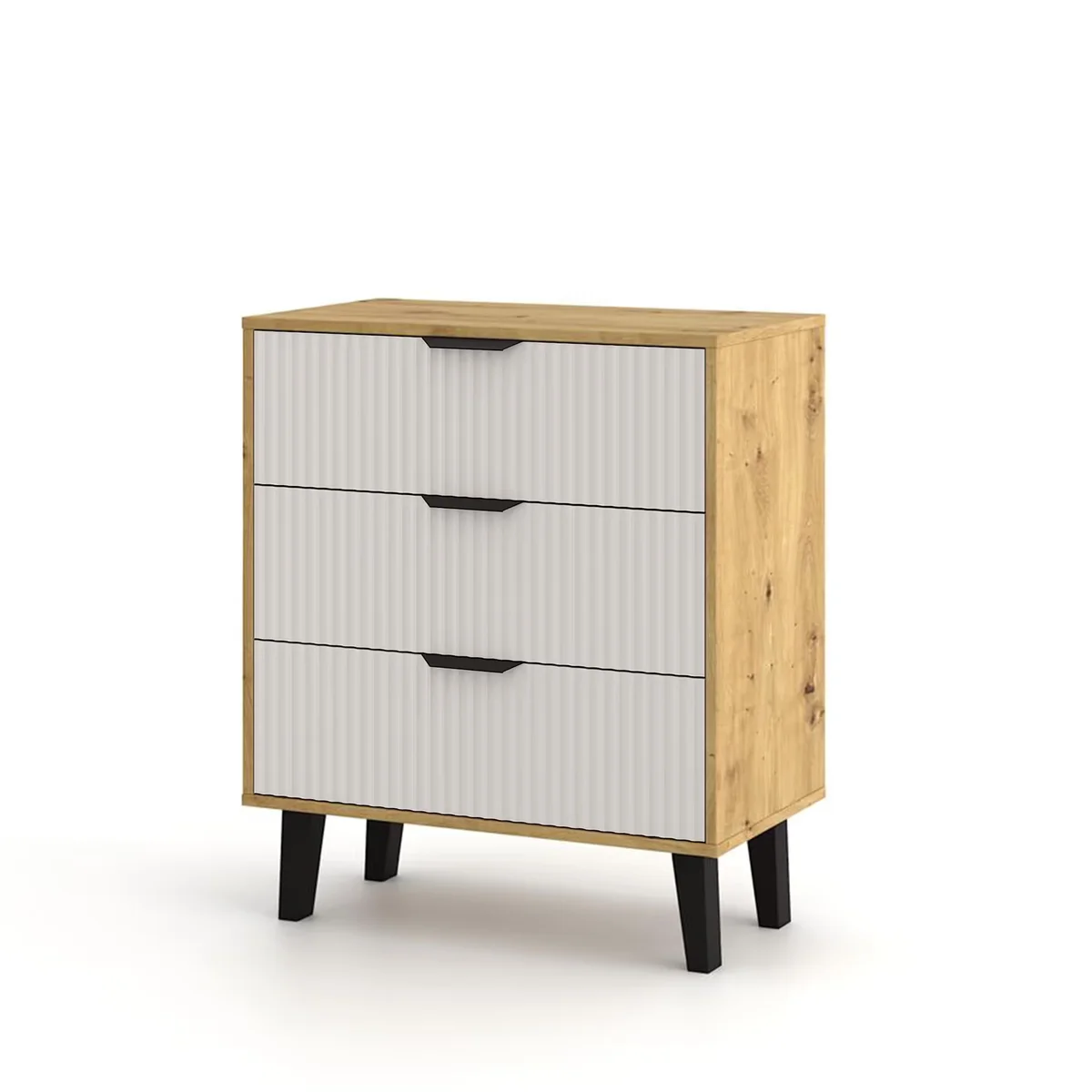 Komoda BORG DUO 3s dąb artisan / kaszmir | Mebelbos — zdjęcie 4