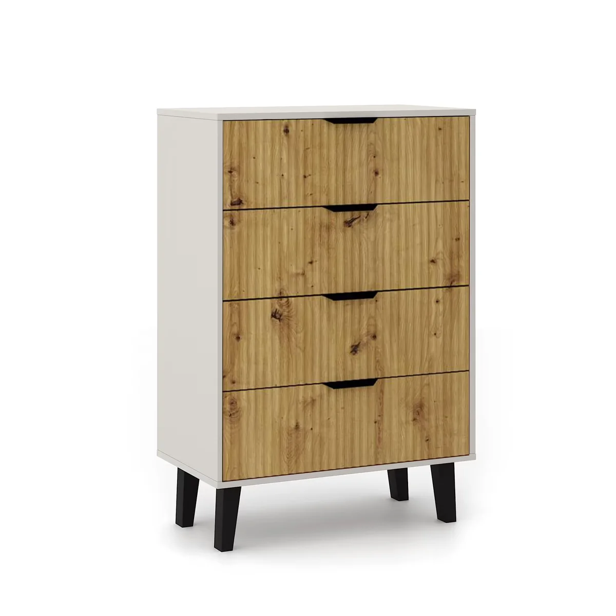 Komoda BORG DUO 4s kaszmir / dąb artisan | Mebelbos — zdjęcie 4