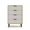 Komoda BORG DUO 4s dąb artisan / kaszmir | Mebelbos