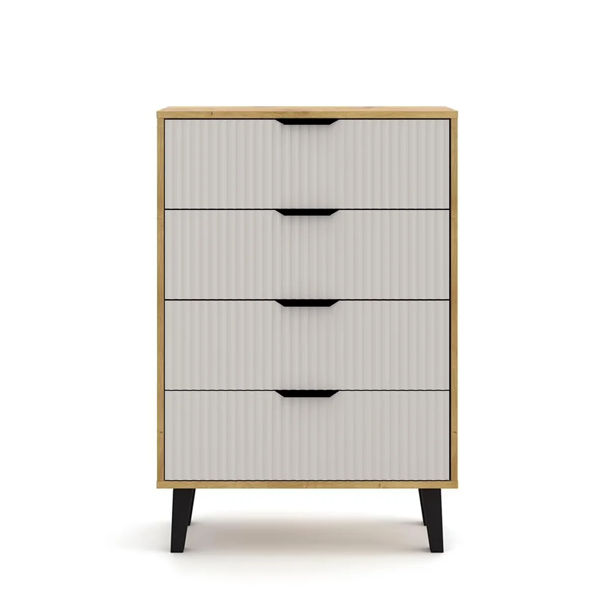 Komoda BORG DUO 4s dąb artisan / kaszmir | Mebelbos