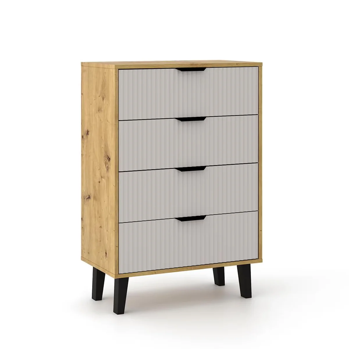 Komoda BORG DUO 4s dąb artisan / kaszmir | Mebelbos — zdjęcie 4